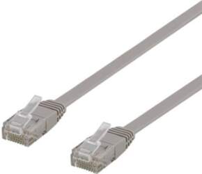 Deltaco TP-60-FL Networking Cable, Grey, 0