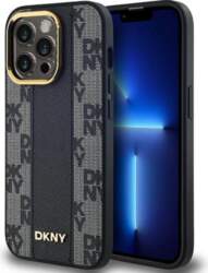 DKNY Leather Checkered Mono Pattern MagSafe