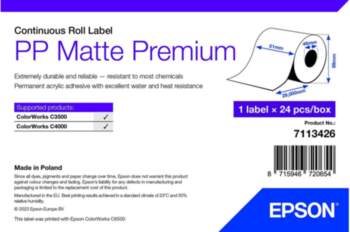 Epson Printer Label White Self-Adhesive Printer