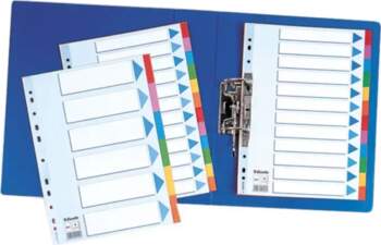 Esselte Document divider, cardboard, A4 size