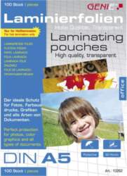 Genie Laminated folders 100 A5 -