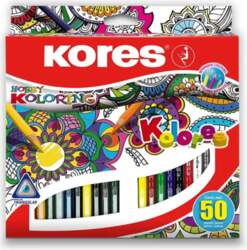 Kores Colored pencils KOLORES Mandala, triangular