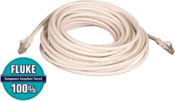 Lanview Cat6A U/UTP network cable,  white