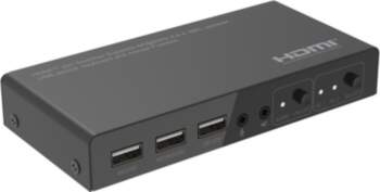 MicroConnect 4K@60Hz HDMI KVM switch, 2x1