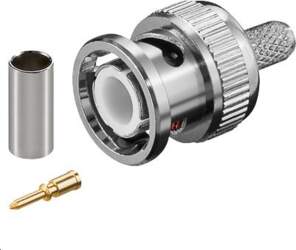 MicroConnect BNC crimp plug for RG58