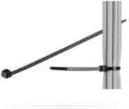 MicroConnect Cable tie 100pcs Black. 203mm