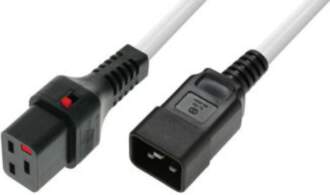 MicroConnect Powercord C19 IEC Lock -