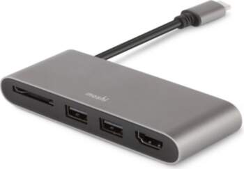 Moshi USB-C Multimedia Adapter - Metallic