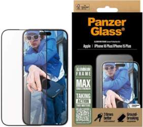 PanzerGlass Screen Protector with Aluminum Frame