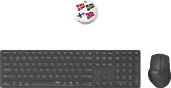 RAPOO Keyboard/Mouse Set 9800M Wireless Multi-Mode