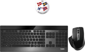 RAPOO Keyboard/Mouse Set 9900M Wireless Multi-Mode