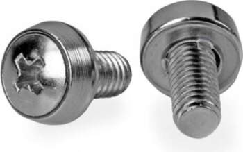 StarTech.com 50-Pack 12-24 12mm Nickel-Plated