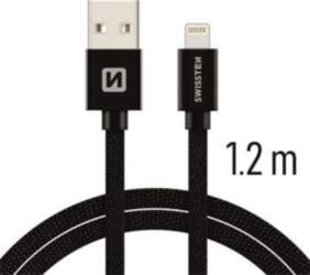 Swissten Textile Fast Charge 3A Lightning