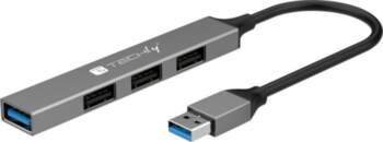 Techly USB-A 3.2 Hub with