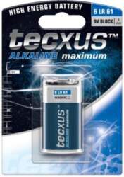 Tecxus 6Lr61 1-Bl Single-Use Battery  9V