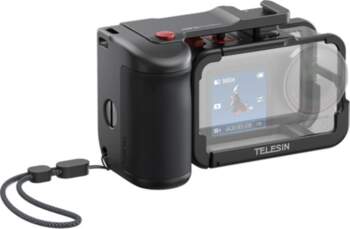 Telesin protective case with handle for