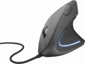 TRUST Verto wired vertical mouse black