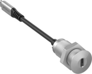 Vivolink USB-C Desk socket grey with