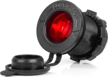 Amio Waterproof Car Cigarette Lighter Socket