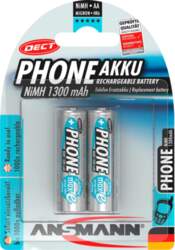 Ansmann 1300mAh DECT (silver, 2 x