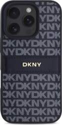 DKNY PU Leather Repeat Pattern Tonal
