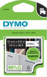 DYMO D1 permanent polyester tape, 12