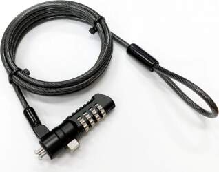 ESTUFF Security lock with 4-wheel combination