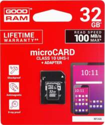 GOODRAM 32GB Micro SD card, Class