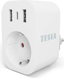 TESLA Smart Plug SP300 USB-C, 2xUSB-A