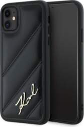 Karl Lagerfeld Diagonal Quilted Script case