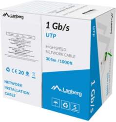 LANBERG UTP LAN cable, 1 Gbps