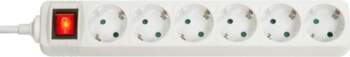 Lindy Schuko 6-way socket strip with