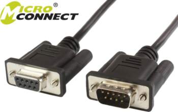 MicroConnect RS-232 D-sub 9 serial cable