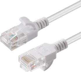 MicroConnect U/UTP CAT6 10M White Slim