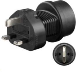 MicroConnect Universal adapter Schuko to UK