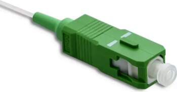 Qoltec SC/APC Pigtail Fiber | Singlemode