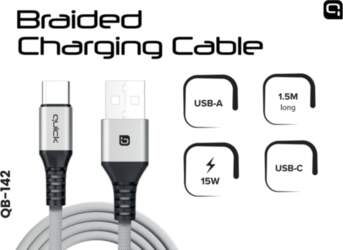 Quick QB-142 Braided Charging and Data
