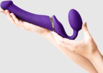 Strap-on-me Vibrating remote-controlled fantasy dildo with