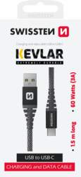 Swissten ARAMID REINFORCED Data Cable USB