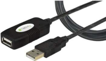Techly USB 2.0 Active Extension