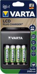 Varta LCD Plug Charger + includes