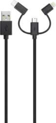 XQISIT combo USB A - microUSB/USB-C/Lightning