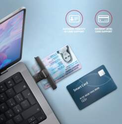 AXAGON CRE-SMPA USB Smart Card Reader
