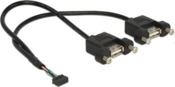 Delock USB 2.0 cable, 2mm