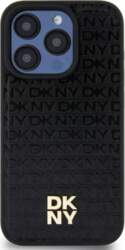 DKNY PU Leather Repeat Pattern Stack
