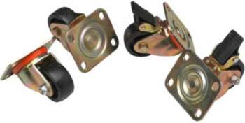 Equip 4x rollers for server cabinets