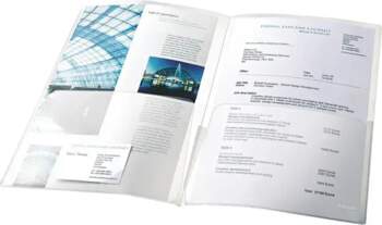 Esselte Double-sided documents, A4 format, transparent