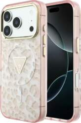 GUESS Case IML Leopard Glitter Triangle