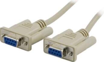 Intos InLine null modem cable, DB9