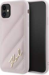 Karl Lagerfeld Diagonal Quilted Script case